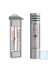 Bild von Maxima-/Minima-Thermometer, Alu-Gehäuse, -30 bis +50°C, quecksilberfrei