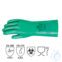 Bild von neoLab Schutzhandschuhe Nitril grün, Gr. 8, Profastrong NF33, Paar