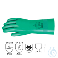 Bild von neoLab Schutzhandschuhe Nitril grün, Gr. 10, Profastrong NF33, Paar