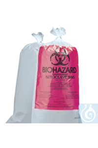 Bild von neoLabLine® Biohazard-Entsorgungsbeutel 30 x 61 cm, PP, 100 St./Pack