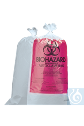 Bild von neoLabLine® Biohazard-Entsorgungsbeutel 30 x 61 cm, PP, 100 St./Pack