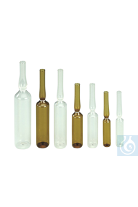 Bild von Spießampullen aus Fiolax Klarglas, 20 ml, 113x22,5mm, 144 St./Pack