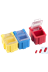 Bild von Mikro Magnetrührstäbchen Set farbig, rot/blau/gelb, 5x2/7x2/10x3 mm