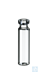 Bild von neochrom® Rollrandflaschen 0,7 ml Klarglas, 40 x 7 mm, flacher Boden
