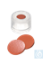 Bild von neochrom® PE Push-On Kappe 8 mm Naturkautschuk rot-orange/TEF transparent