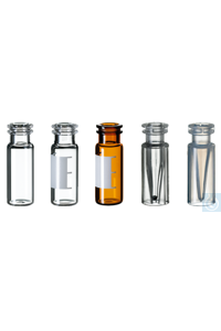 Bild von neochrom® TopSert Schnappringflasche ND11, 0,2 ml, TPX, mit Glas-Mikroeinsatz