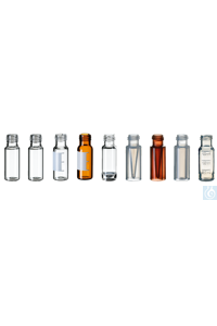 Bild von neochrom® ® Kurzgewindeflaschen ND9, Klarglas, 1,1 ml 32 x 11,6 mm