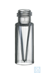 Bild von neochrom® Kurzgewinde-Mikroflasche ND9 0,3 ml TPX hoch transparent, 100 St./Pack