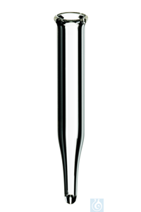 Bild von neochrom® Mikroeinsatz Klarglas, für Gewindefl. ND13, konisch, 15 mm Spitze, 100