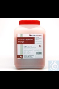 Bild von ST-Trockenperlen Orange/Grün (1 kg Dose)