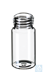 Bild von neochrom® EPA Gewindeflaschen ND24, 20,0 ml Klarglas, 57 x 27,5 mm, 100 St./Pack