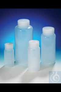Bild von Bel-Art Precisionware Wide-Mouth 500ml (16oz) Low-Density Polyethylene Bottles;
