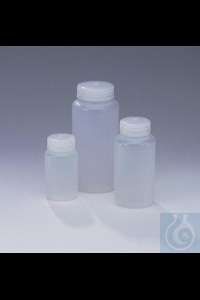 Bild von Bel-Art Precisionware Wide-Mouth 250ml (8oz) Autoclavable Polypropylene Bottles;