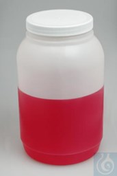 Bild von Bel-Art Wide-Mouth Gallon Polyethylene Bottle; 4000ml, Polypropylene Cap, 110mm