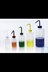Bild von Bel-Art Narrow-Mouth 250ml (8oz) Polyethylene Wash Bottles; Red Polypropylene