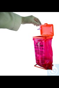 Bild von Bel-Art Poxygrid Bench-Top Biohazard Bag Holder Kit; Includes 100 Polyethylene