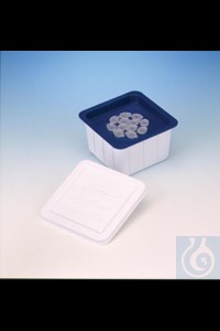 Bild von Bel-Art Cryo-Safe Cold Box; For 1.5ml Tubes, 12 Places, Plastic, 4.6 x 4.6 x 2.8
