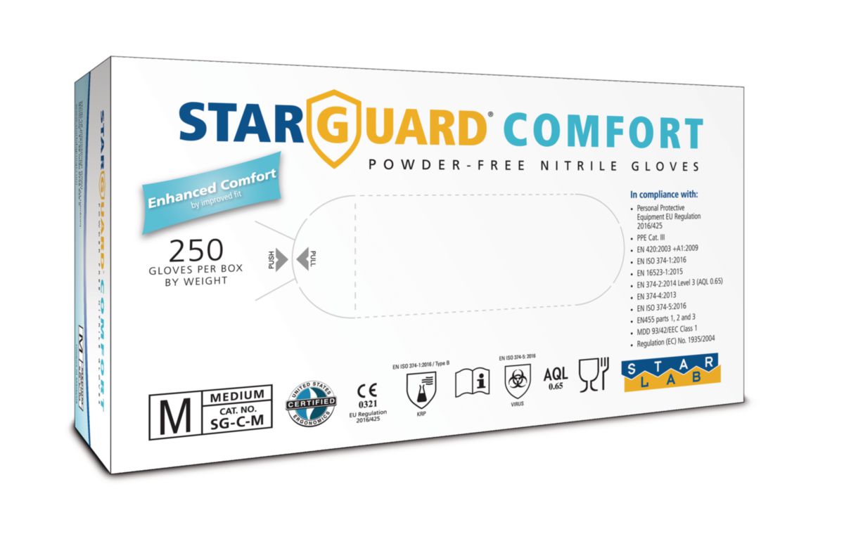 Bild von StarGuard  Comfort, Nitril-Handschuhe, XL