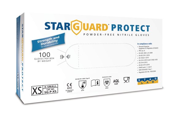 Bild von StarGuard  Protect, Nitril-Handschuhe, XS