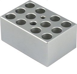Bild von Metallblock für Mini Trockenbad für 12 times 1,52,0-ml-Gefäße (v-förmig)