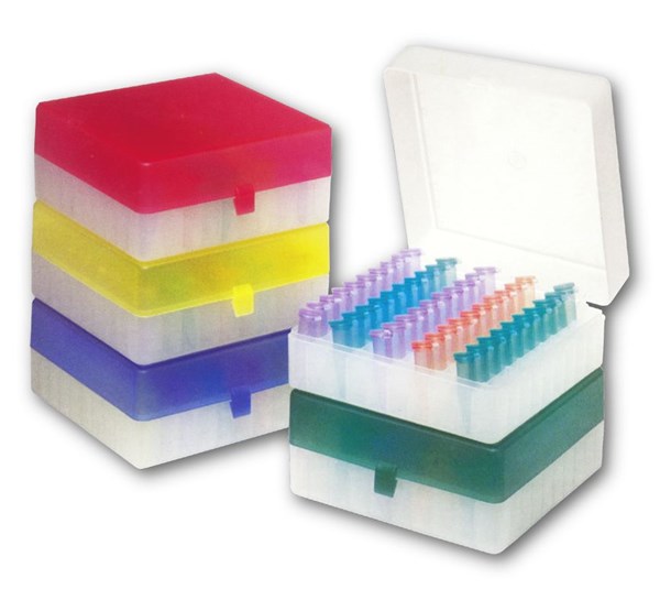 Bild von Lagerbox aus Polypropylen für 100 Gefäße