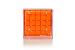 Bild von Kryo-Lagerbox für 25 Gefäße, orange