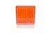 Bild von Kryo-Lagerbox für 100 Gefäße, orange