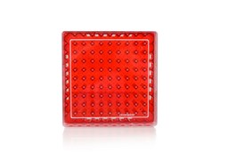 Bild von Kryo-Lagerbox für 100 Gefäße, rot