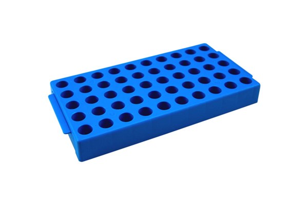 Bild von Lock Rack für 50 Gefäße, blau