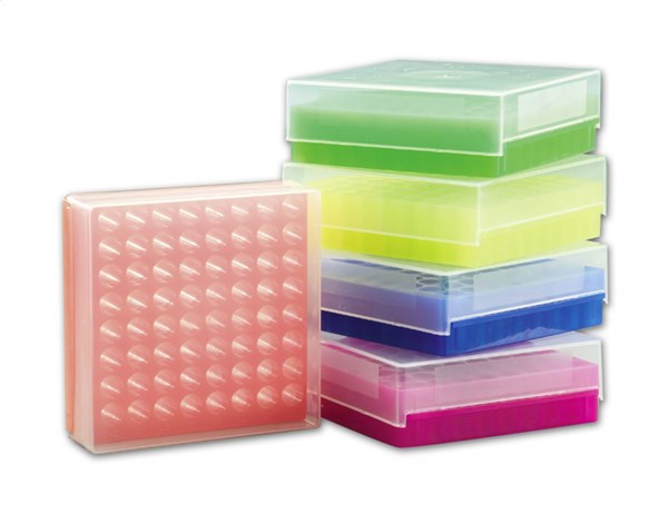 Bild von StarRack 64 doppelseitiges Lagergestell aus Polypropylen, Neonfarben, gemischt