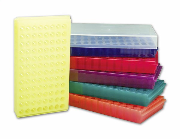 Bild von StarRack 96 doppelseitiges Lagergestell aus Polypropylen, Neonfarben, gemischt