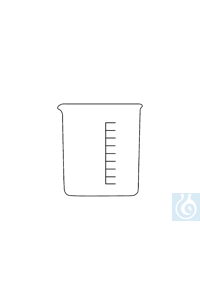 Bild von ecoLab Bechergläser, Borosilikatglas, niedrige Form, 5 ml, 10 Stck./Pack