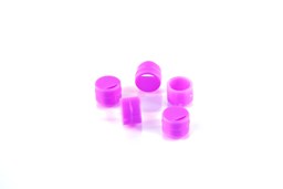 Bild von Farbige Deckeleinsätze für Kryoröhrchen, violett