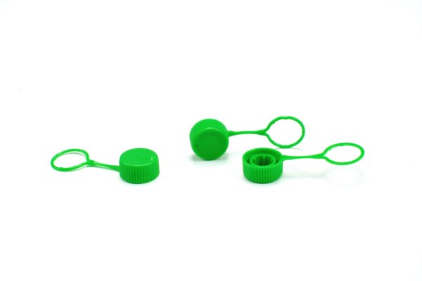 Bild von Anhängende Deckel für Schraubdeckelgefäße, grün
