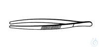 Bild von ecoLab-Pinzetten aus 18/8stahl poliert Spitze rund 115mm Länge, VE 5 1
