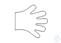 Bild von ecoLab-Einmal-Handschuhe aus PE gehämmert, Universalgröße L, 100 St./Pack