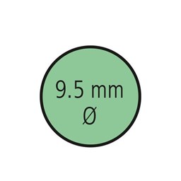 Bild von StarTag-Laboretiketten (rund, 9,5 mm Durchmesser), grün