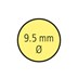 Bild von StarTag-Laboretiketten (rund, 9,5 mm Durchmesser), gelb
