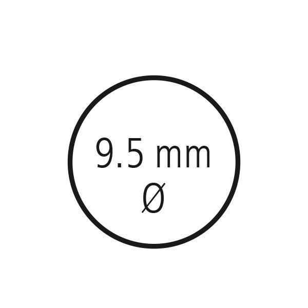 Bild von StarTag-Laboretiketten (rund, 9,5 mm Durchmesser), weiß