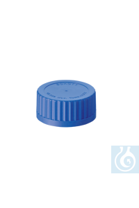 Bild von ecoLab -Schraubkappen aus PPN blau, GL 45 10 St./Pack blau