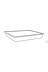 Bild von ecoLab Rechteckige Edelstahl-Schale, 1,5 l, 31 x 20 x 4,5 cm