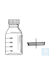 Bild von ecoLab Laborflaschen Braunglas Borosilikat 1000 ml, 10 St./Pack