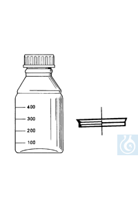 Bild von ecoLab Laborflaschen Braunglas Borosilikat 50 ml, 10 St./Pack