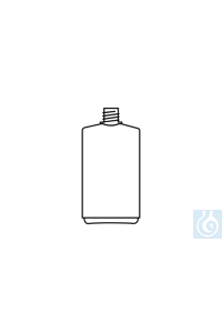 Bild von neoLab® Enghals-Vierkantflasche 750 ml, mit Schraubverschluss