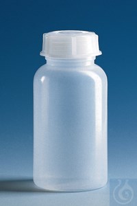 Bild von Flasche, PE-LD, Weithals 250 ml, GL 40, mit Verschluss