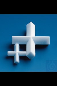 Bild von Magnetrührstäbchen, PTFE D. 20 mm, H. 9 mm, Kreuzform