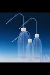 Bild von Spritzflasche PFA-Techn.Qualität Enghals 250 ml, GL 25, Schraubk. ETFE, Rohr FEP