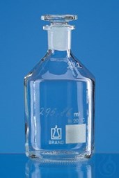 Bild von Sauerstoff-Flasche nach Winkler 250 - 300 ml, mit Glasstopfen NS 19/26