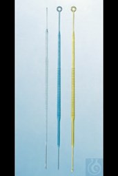 Bild von Impfschlinge mit Nadel, PS, y-sterilis. 1 µl natur, zum Beimpfen v. Nährböden