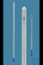 Bild von Thermometer ähnlich ASTM 9C, Stabform, -5+110:0,5°C, weißbelegt, mit spezieller